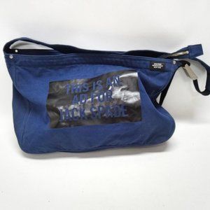 Jack Spade "This is an ad..." Blue Slouch Hobo